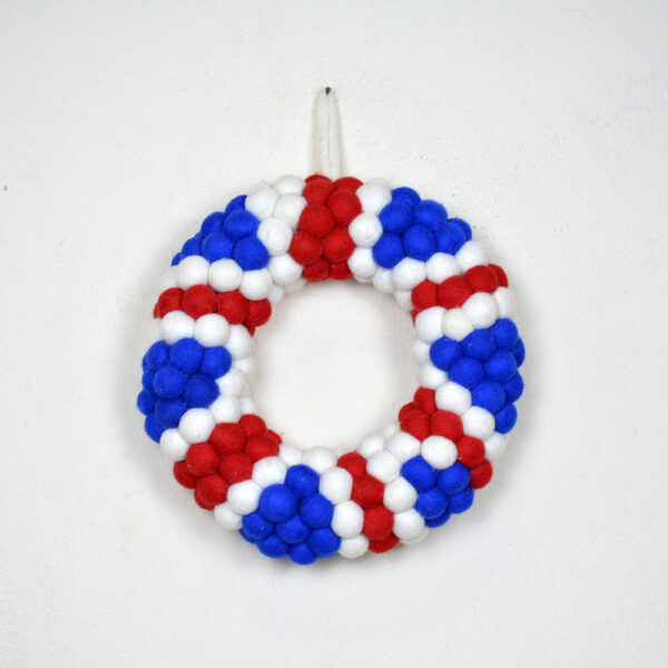 Felt Ball Wreath