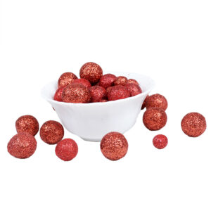 2.2cm Wool Felt glitter Ball