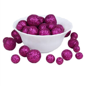 Wool Felt Glitter Ball