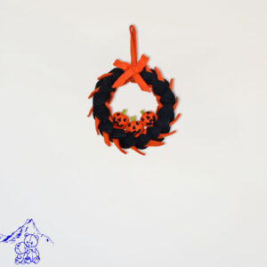 Felt Leaf Wreath for Home Decoration