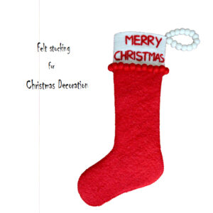 Felt Stocking for Christmas