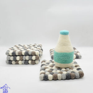 Handmade Felt Ball Trivet
