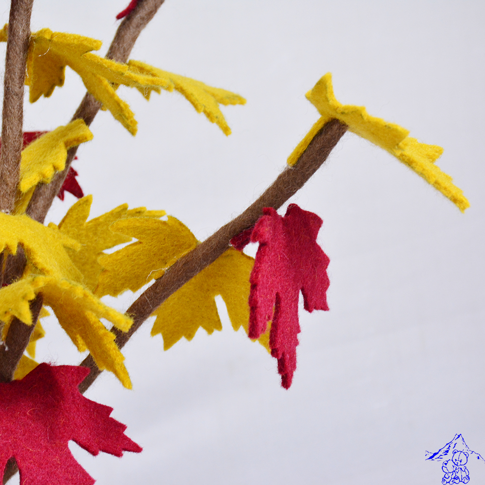 Decorated Wool Felt Thanksgiving Tree | Tree for Indoor Decoration - Image 5