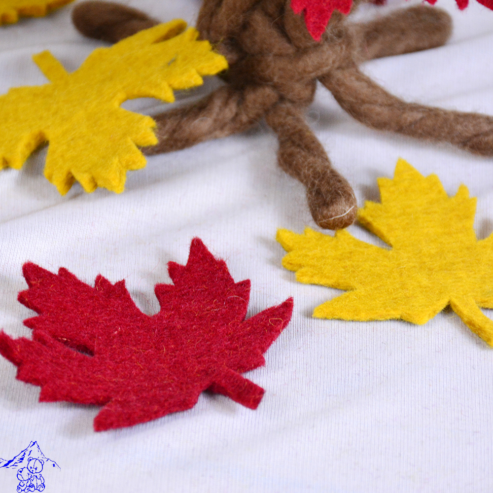 Decorated Wool Felt Thanksgiving Tree | Tree for Indoor Decoration - Image 4