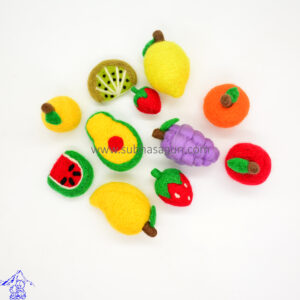 Felt Fruits for Study