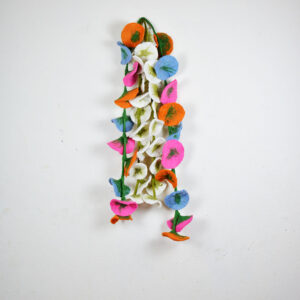 Wool Felt Twenty Flower Garland