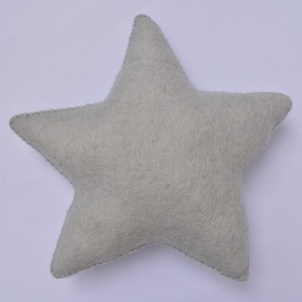 Star Shape Wool Felt Cushion - Image 4