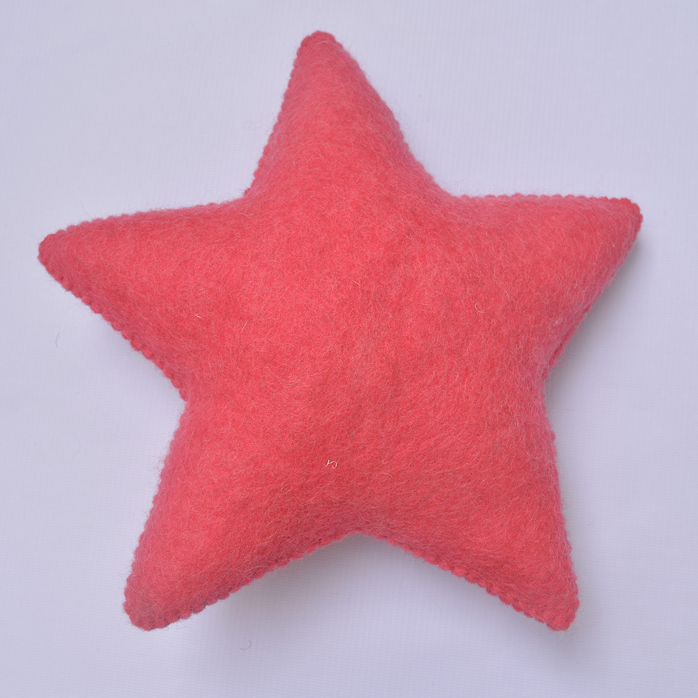 Star Shape Wool Felt Cushion - Image 6