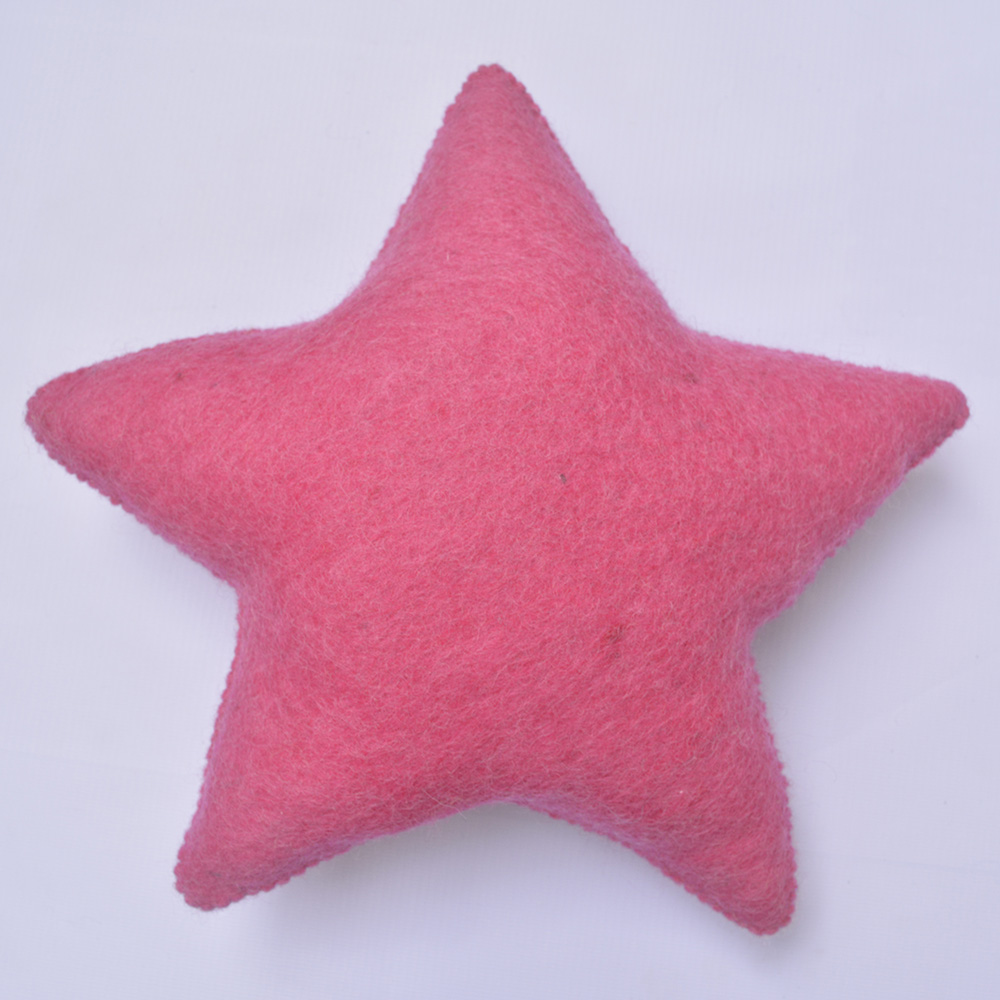 Star Shape Wool Felt Cushion - Image 8