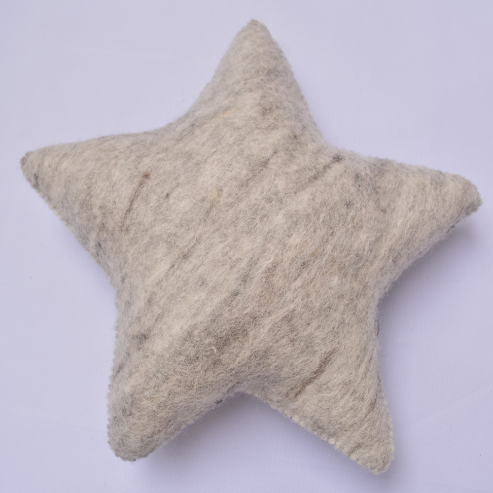 Star Shape Wool Felt Cushion - Image 10