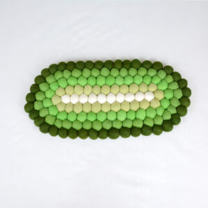 Felt Ball Oval Trivet