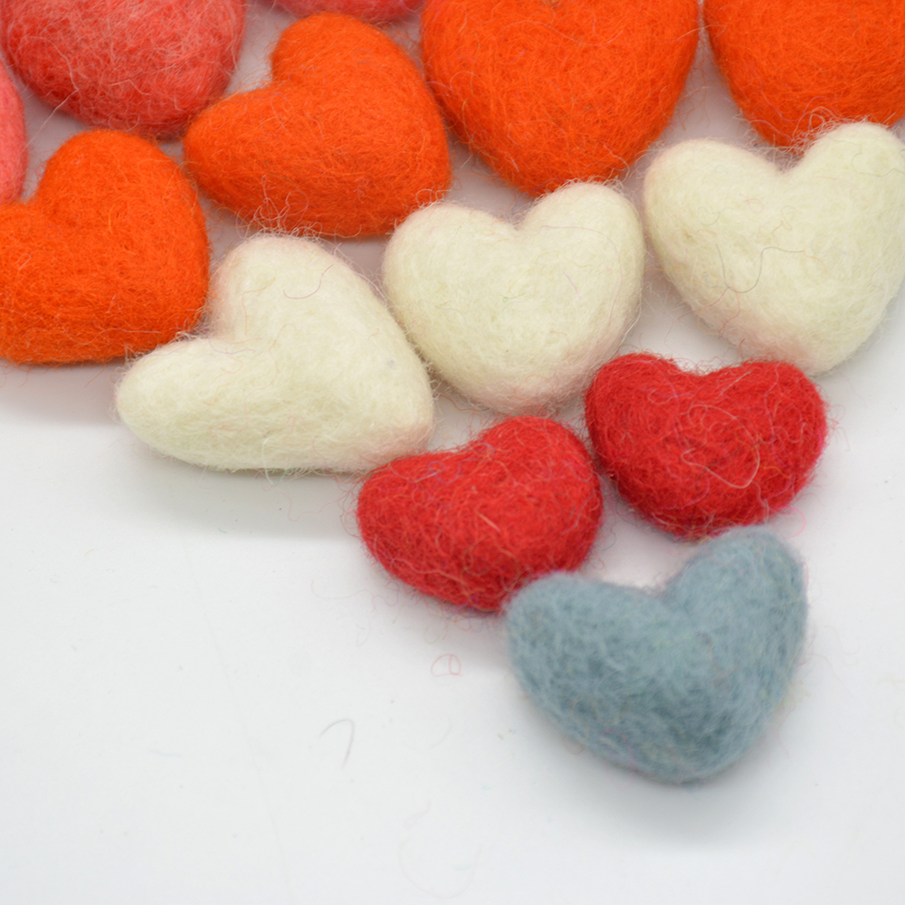 Woolen Felt Heart