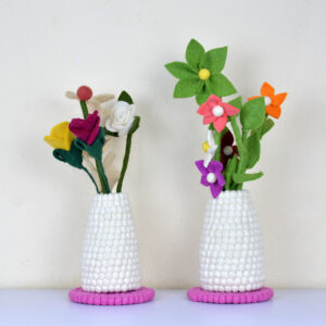 Felt Ball Table Vase