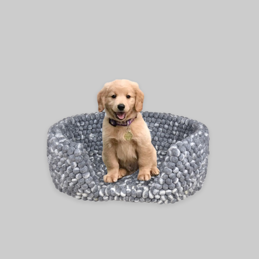 Felt Ball Dog Bed