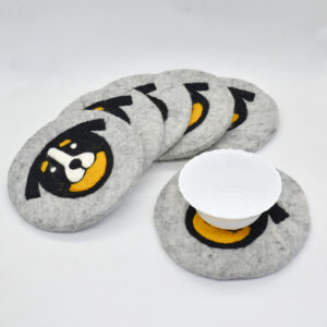 Dog Design Felt Trivet