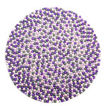 Purple Felt Ball Rug