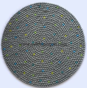 Speckle Felt Ball Rug