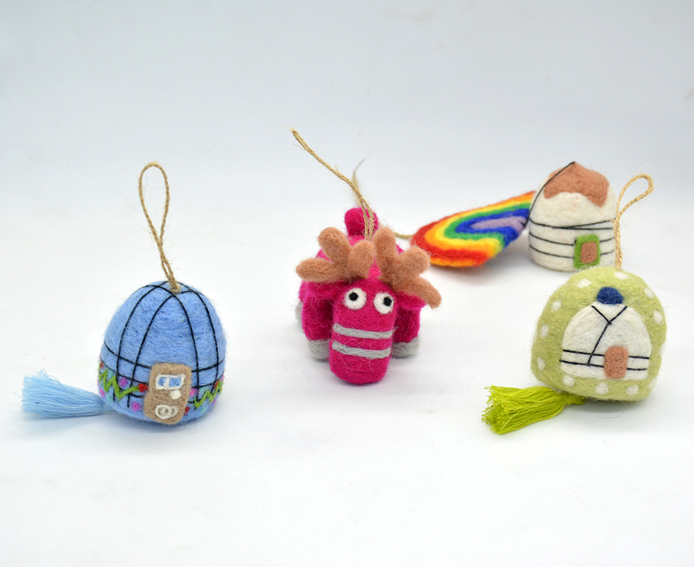 Felt Christmas Bells