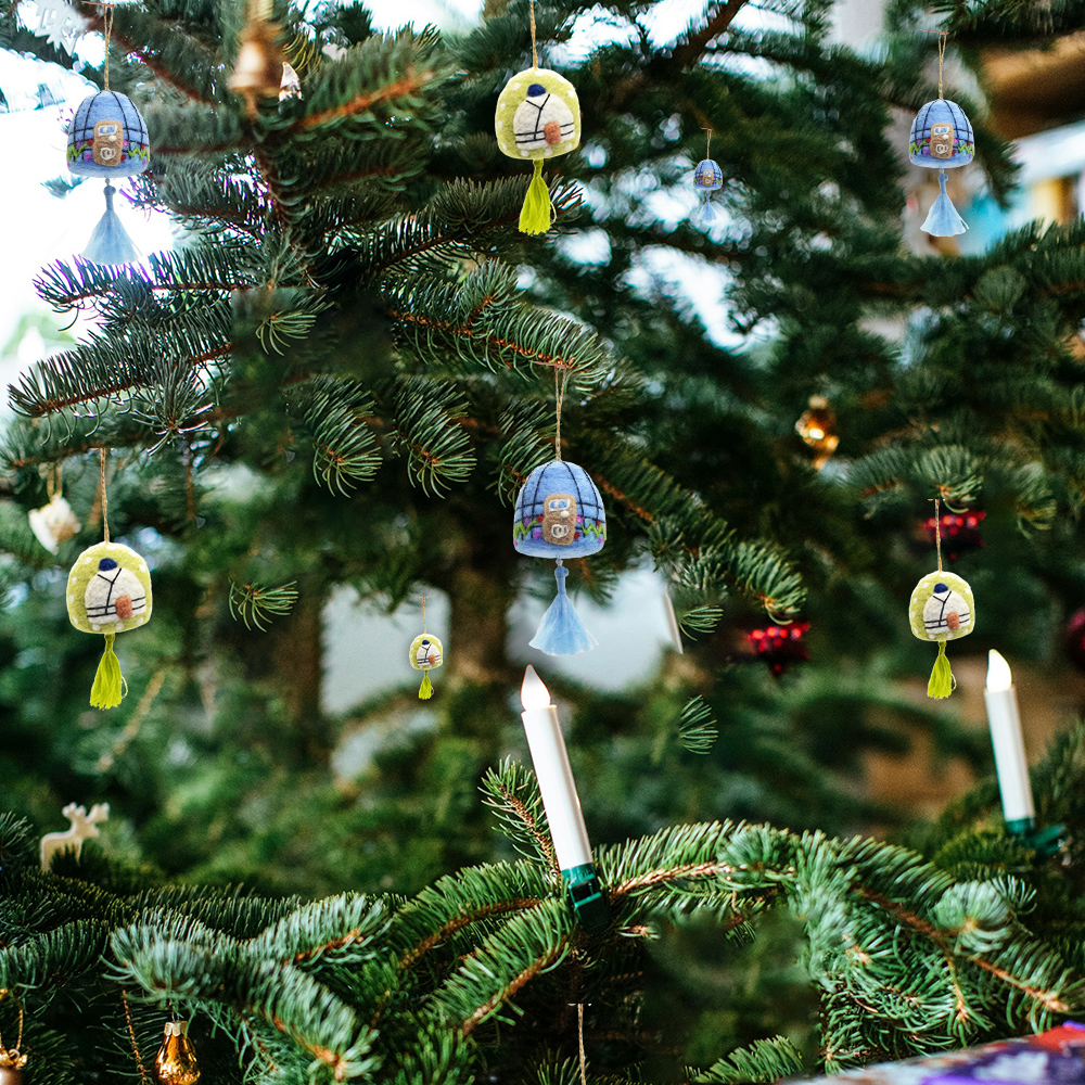 Felt Christmas Ornaments Bells - Image 12