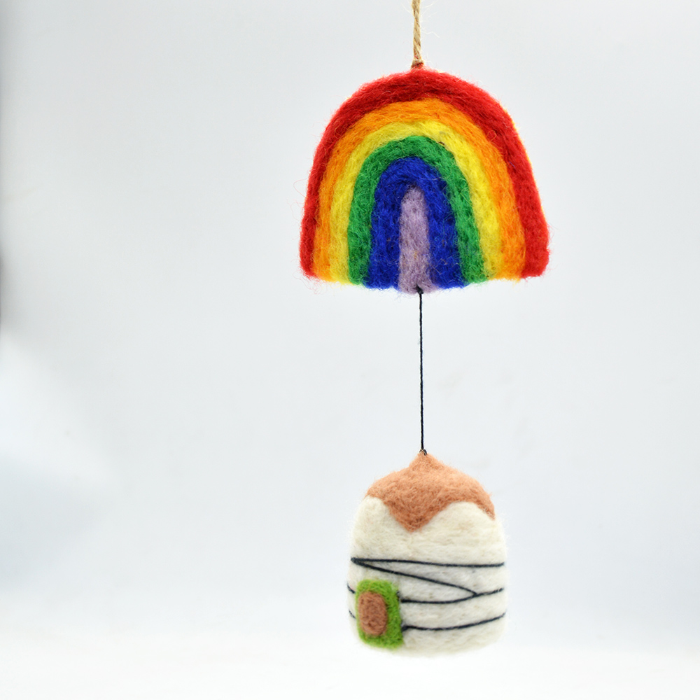 Felt Christmas Ornaments Bells - Image 2