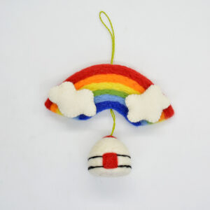 Felt Rainbow and Cloud Hanging