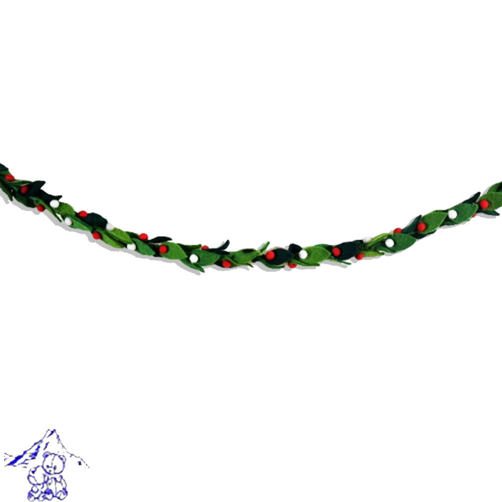 Felt Leaf Garland