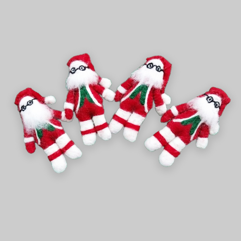 Wool Felt Santa Claus