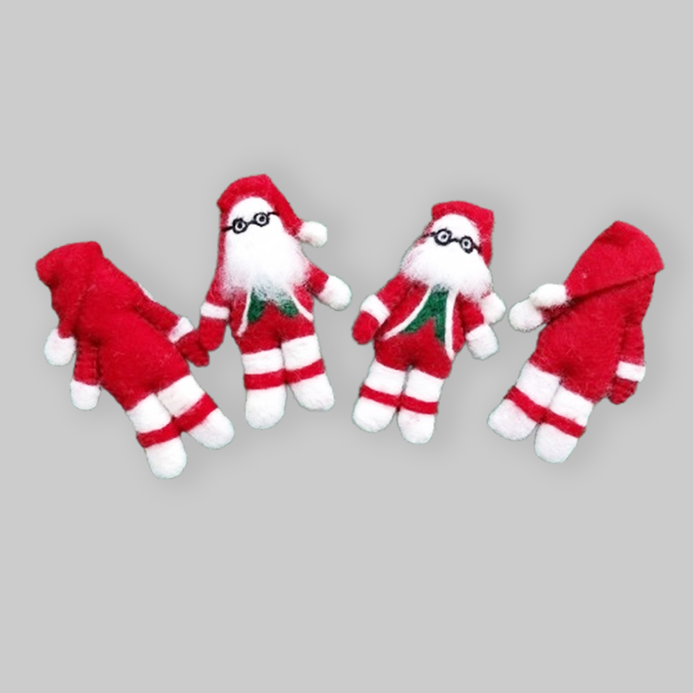 Wool Felt Santa Claus