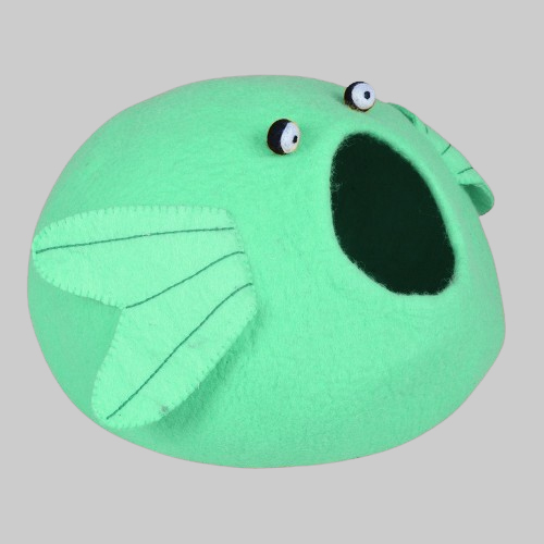 Handmade Felt Cat Cave