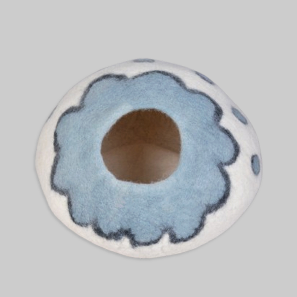 Handmade Felt Cat Cave