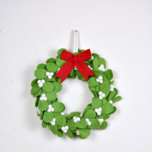 Felt Leaf Wreath