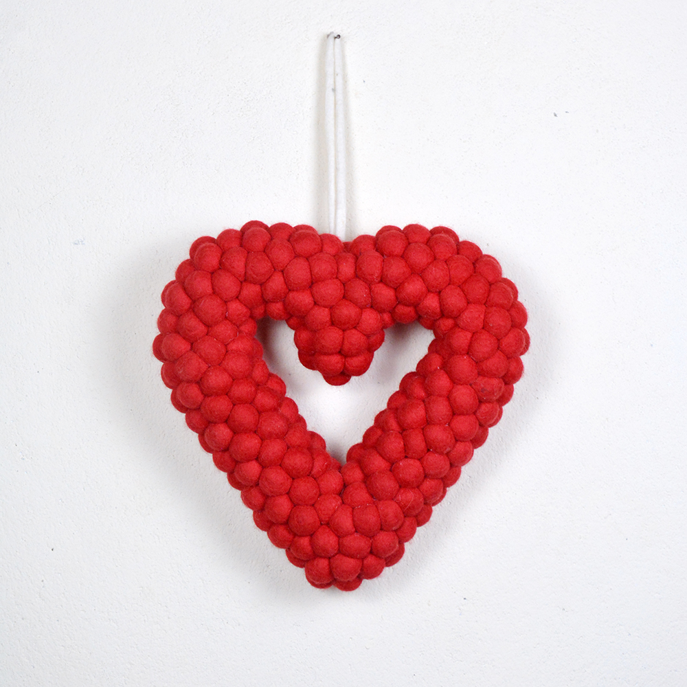 Felt Ball Wreath