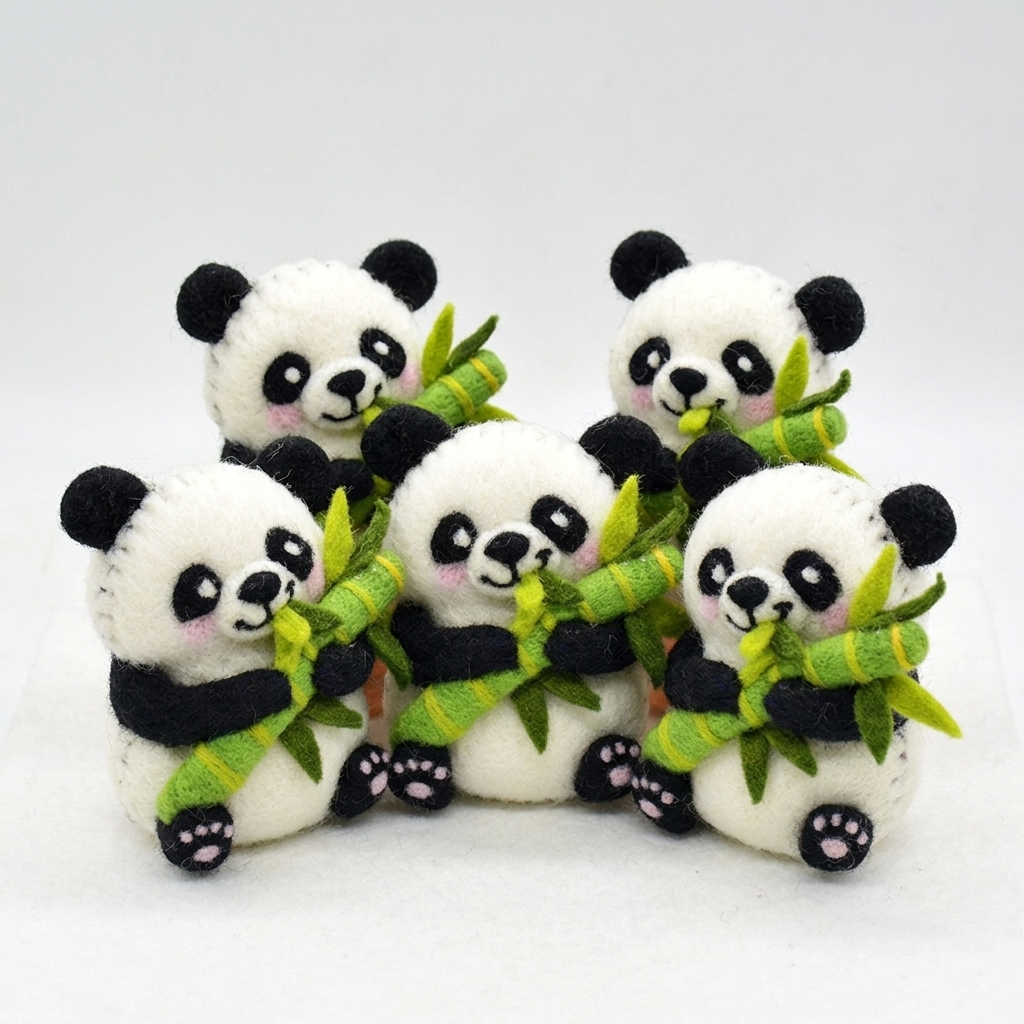 Felt Panda Toys | Kids Play - Image 5