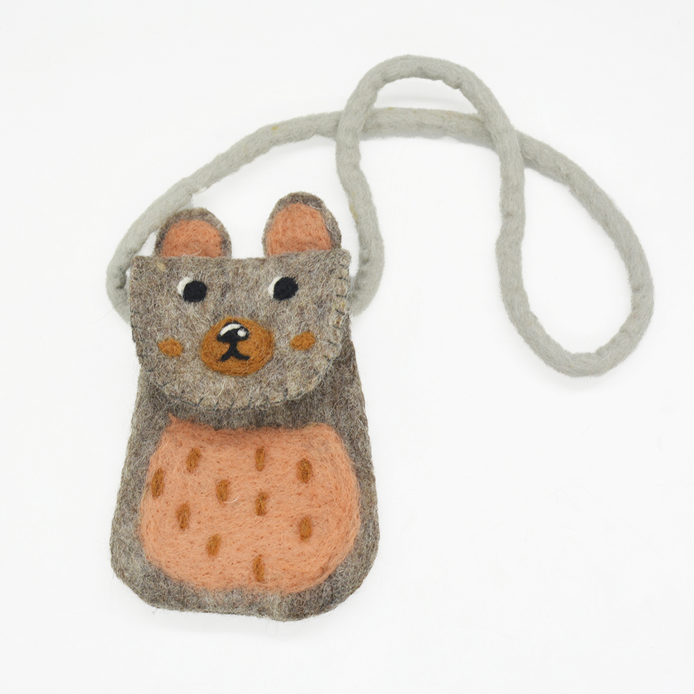 Eco Friendly Felt Coin Purse for kids | Felt Side Bag