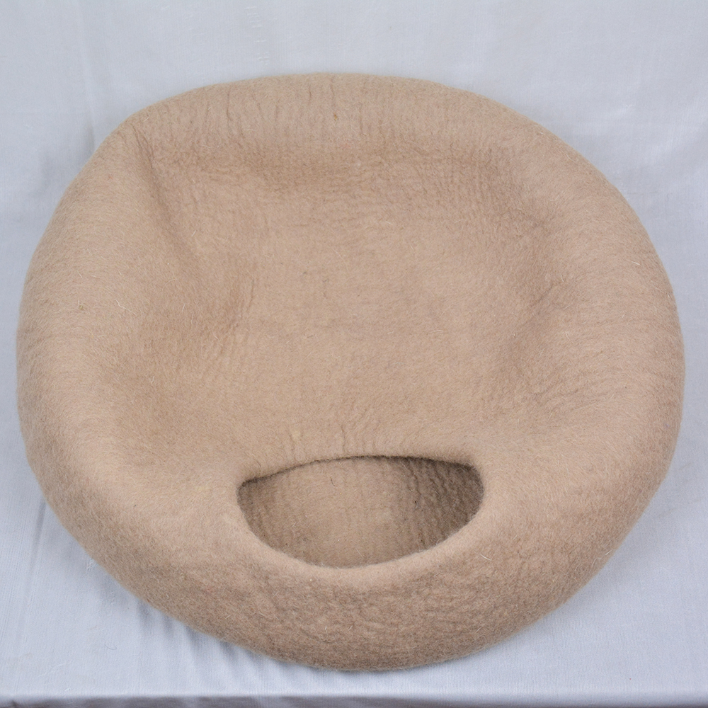 Brown Shade Felt Cat Cave | Cozy Nest House - Image 3
