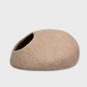 Felt Brown Cat Cave