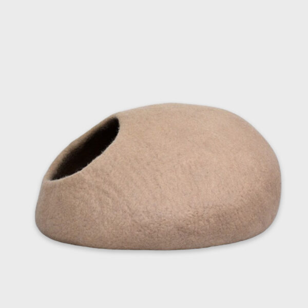 Felt Brown Cat Cave