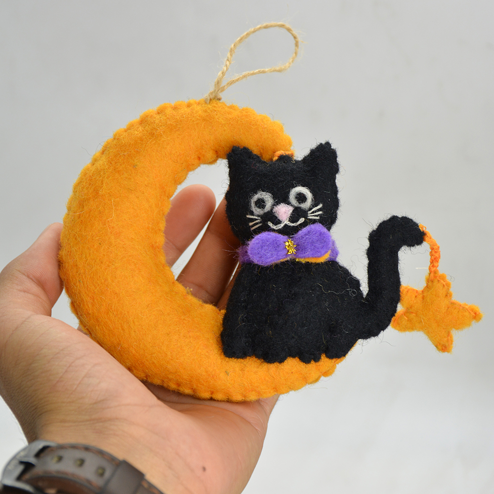 Halloween Tree Ornaments | Handmade Felt Decorations Items - Image 7