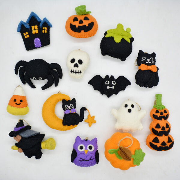 Felt Halloween Ornaments