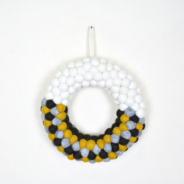 Felt Ball Wreath